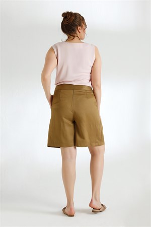 Alessi Short Khaki-Modalody-Shorts