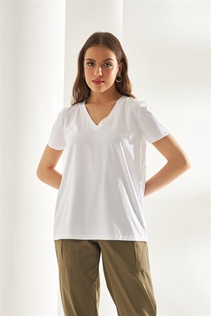 Bona Tshirt White-Modalody-Tshirts