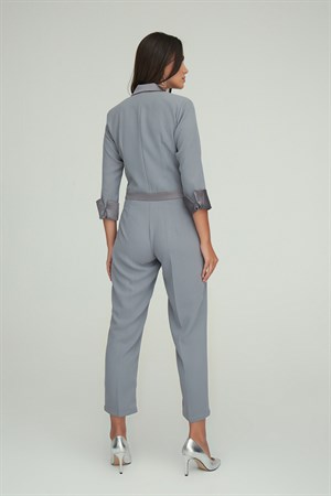 Dolce Jumpsuit Gray-Modalody-Plus Size Jumpsuit