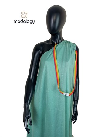 Kybele Dress Beige-Modalody-Plus Size Evening Gowns