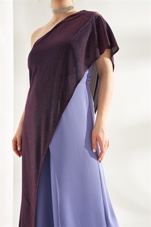 Melisa Jumpsuit Violet-Modalody-Plus Size Evening Gowns