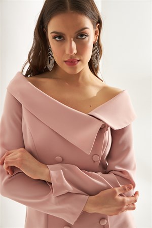Tiffany Jacket Pink-Modalody-Plus Size Jackets